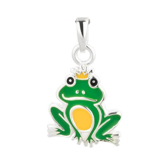 Kinder Anhänger Froschkönig 925 Silber
