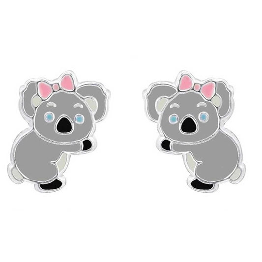 Kinderohrringe Koala BĂ€r Lady 925 Silber
