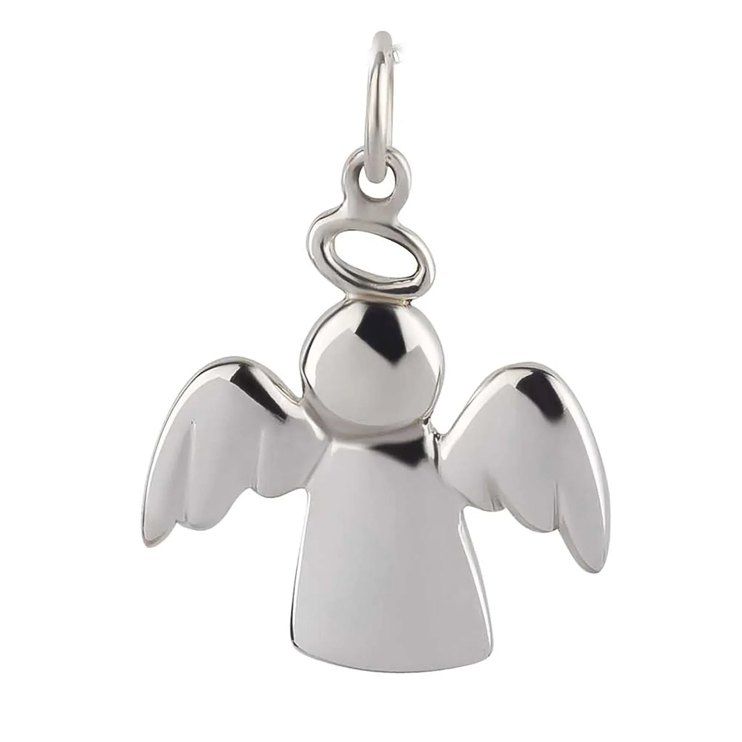 Anhänger Engel Schutzengel 925 Silber Flugelzacken