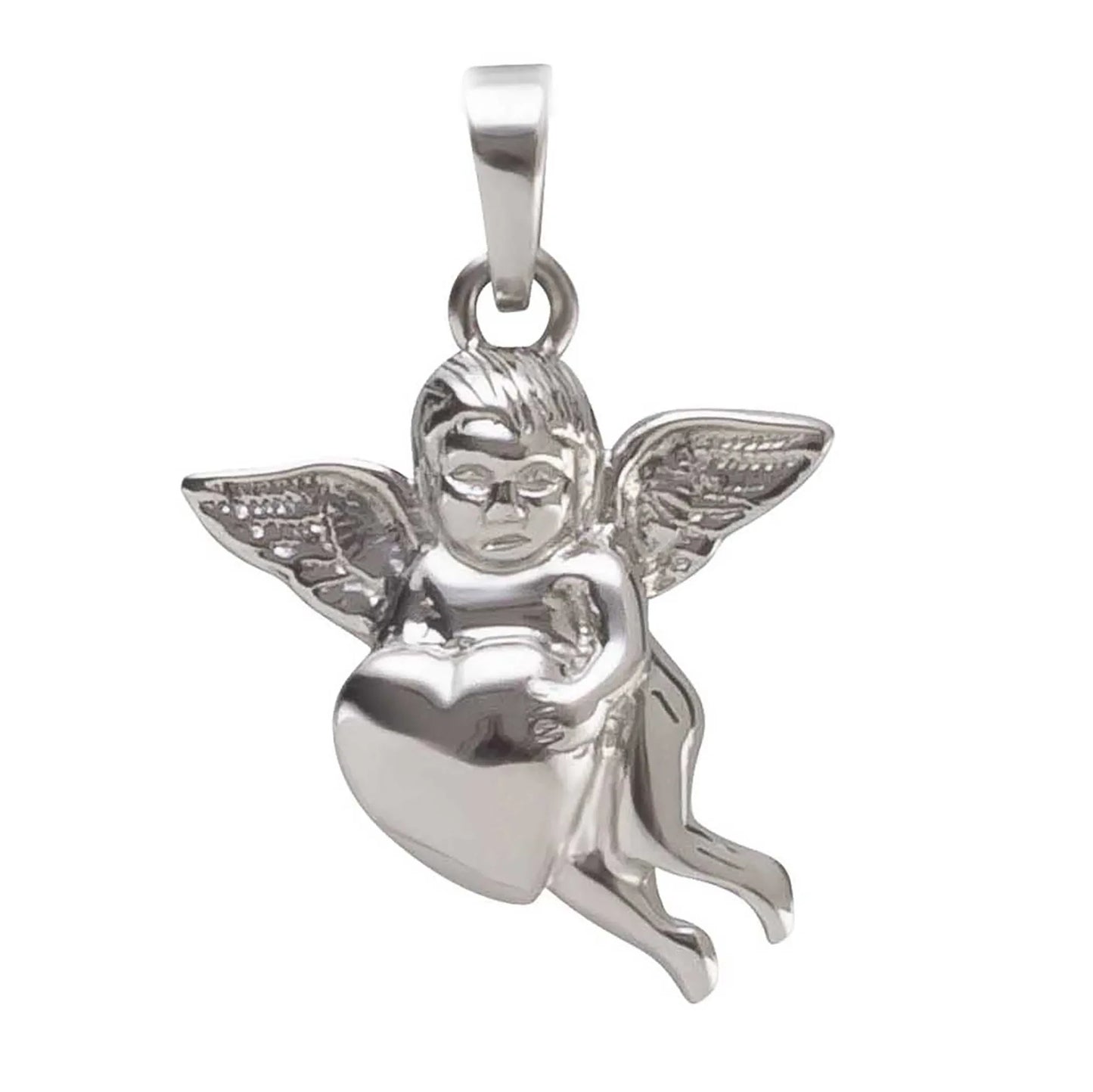 Anhänger Schutzengel Engel Herz 925 Silber