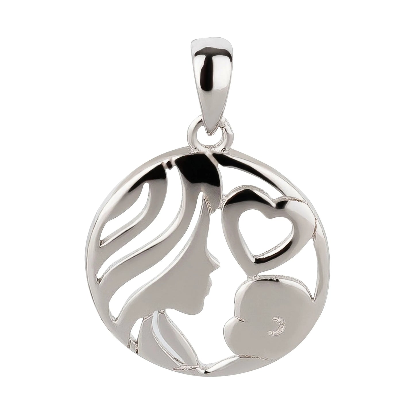 Anhänger Mutter Kind Liebe 925 Silber