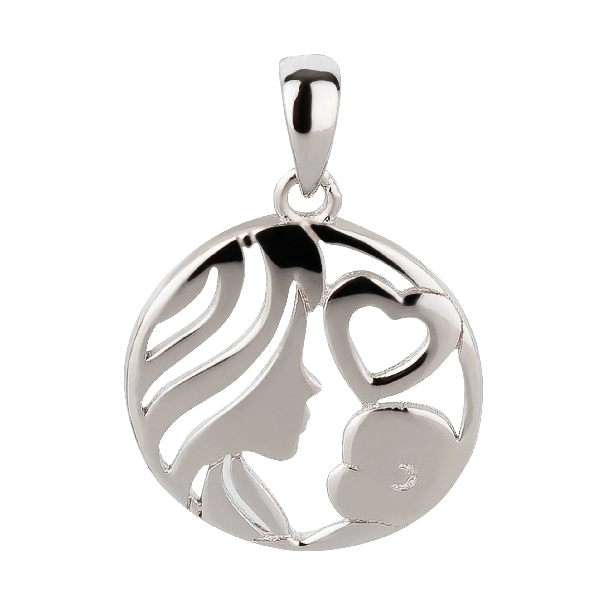 Anhänger Mutter Kind Liebe 925 Silber