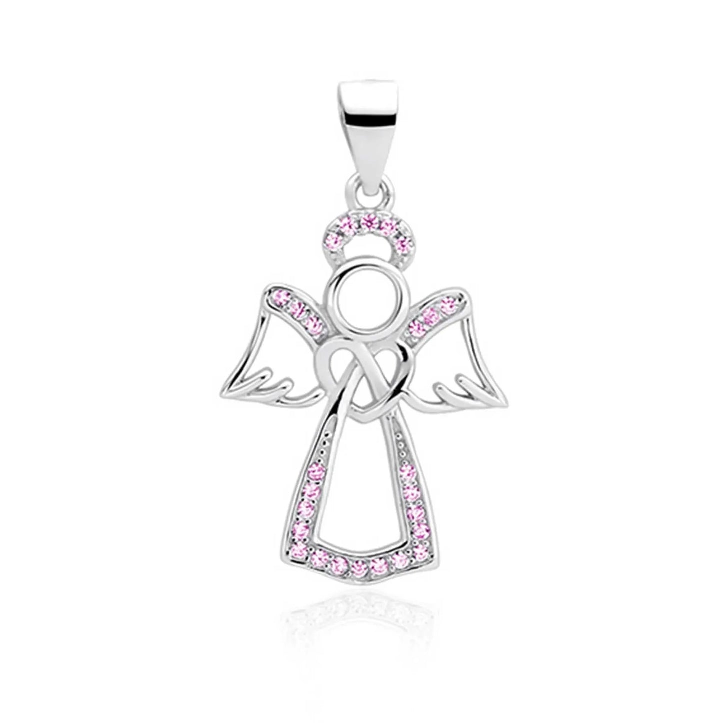 Anhänger Engel Schutzengel 925 Edo Silber Lila
