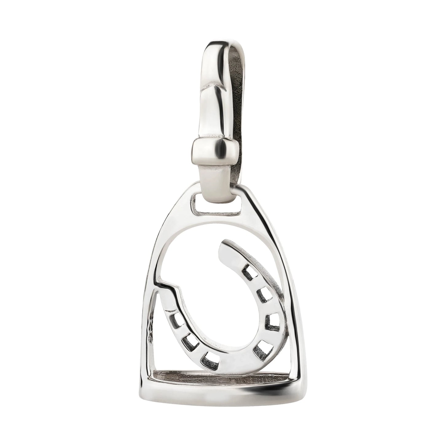 Anhänger Steigbügel Hufeisen 925 Silber