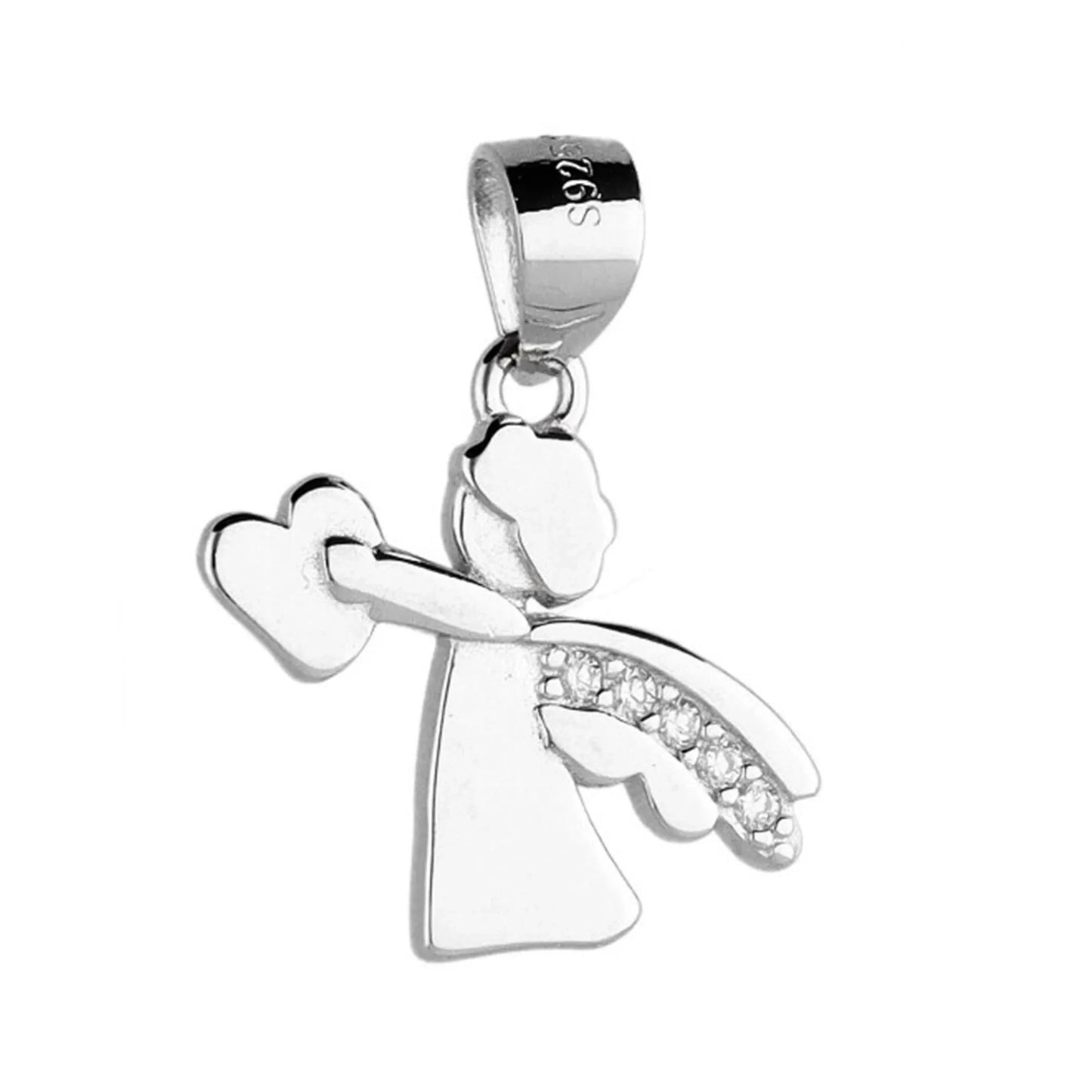 Anhänger Engel Schutzengel Herz 925 Silber