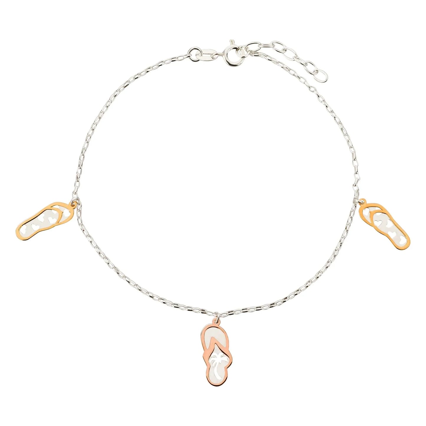 Fußkette Fußkettchen Sandale 925 Silber