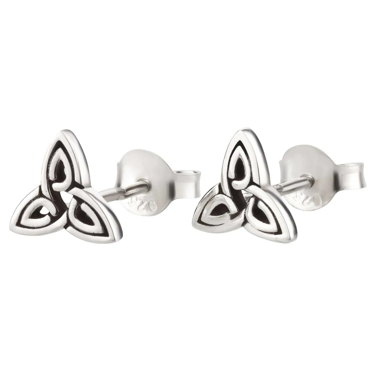 Ohrringe Pentagram Dreieck 925 Silber