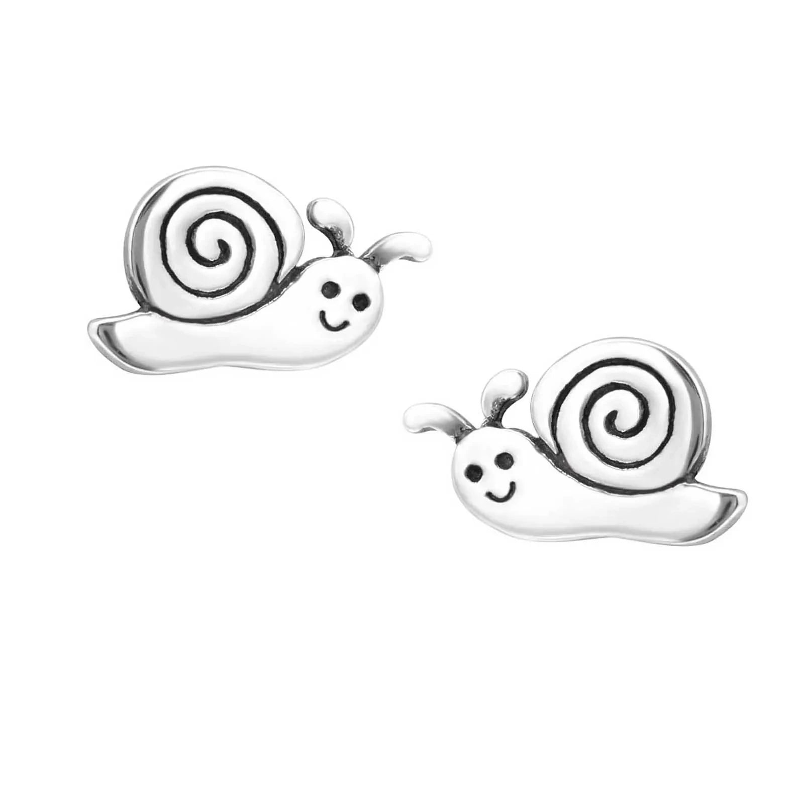 Kinderohrringe kleine Schnecke 925 Silber