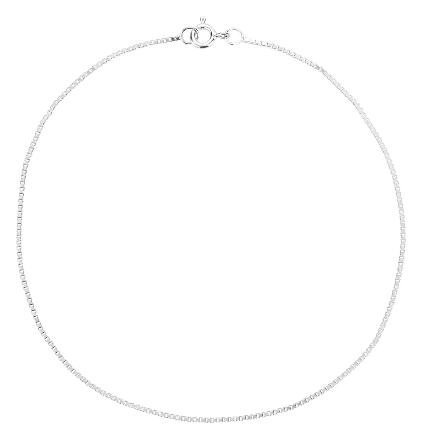 Fußkette Fußkettchen Länge: 23 cm Panzerkette 925 Silber