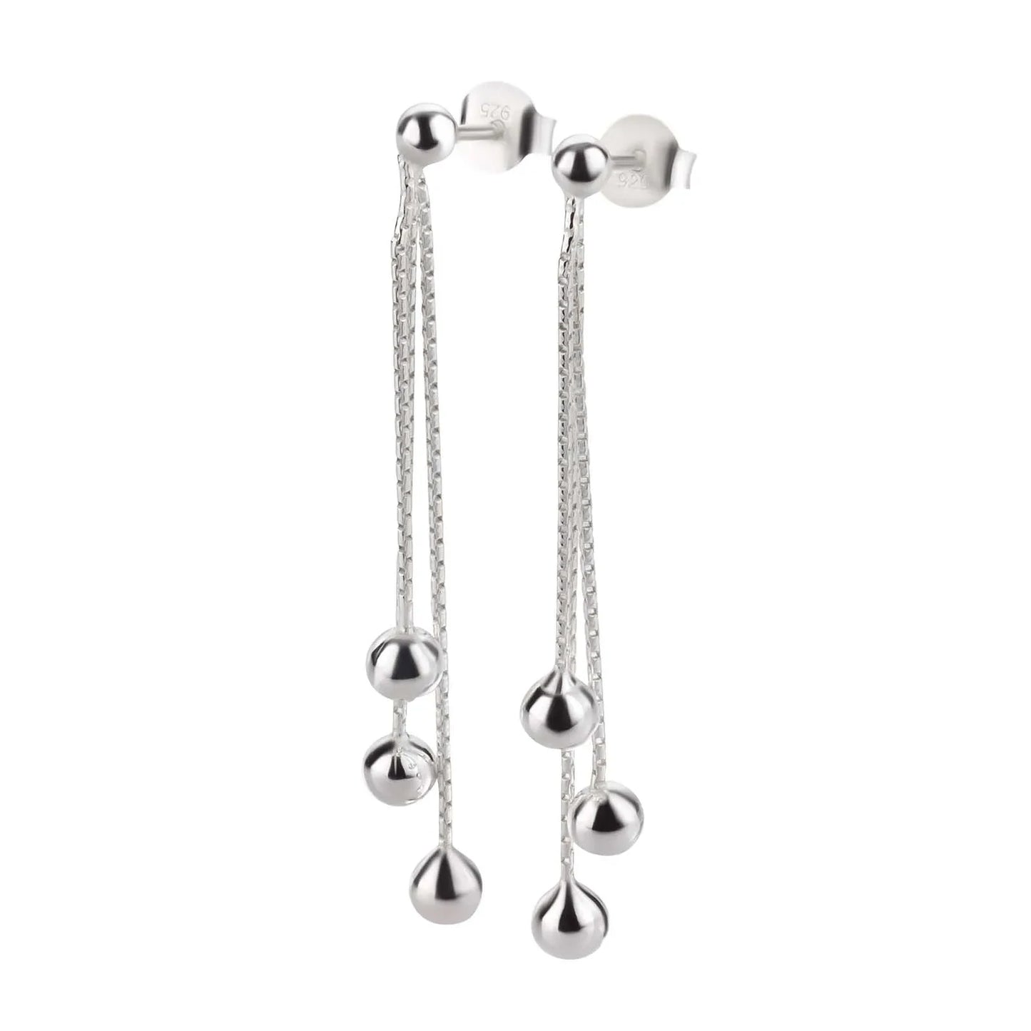 Ohrringe Silberkugel 925 Silber