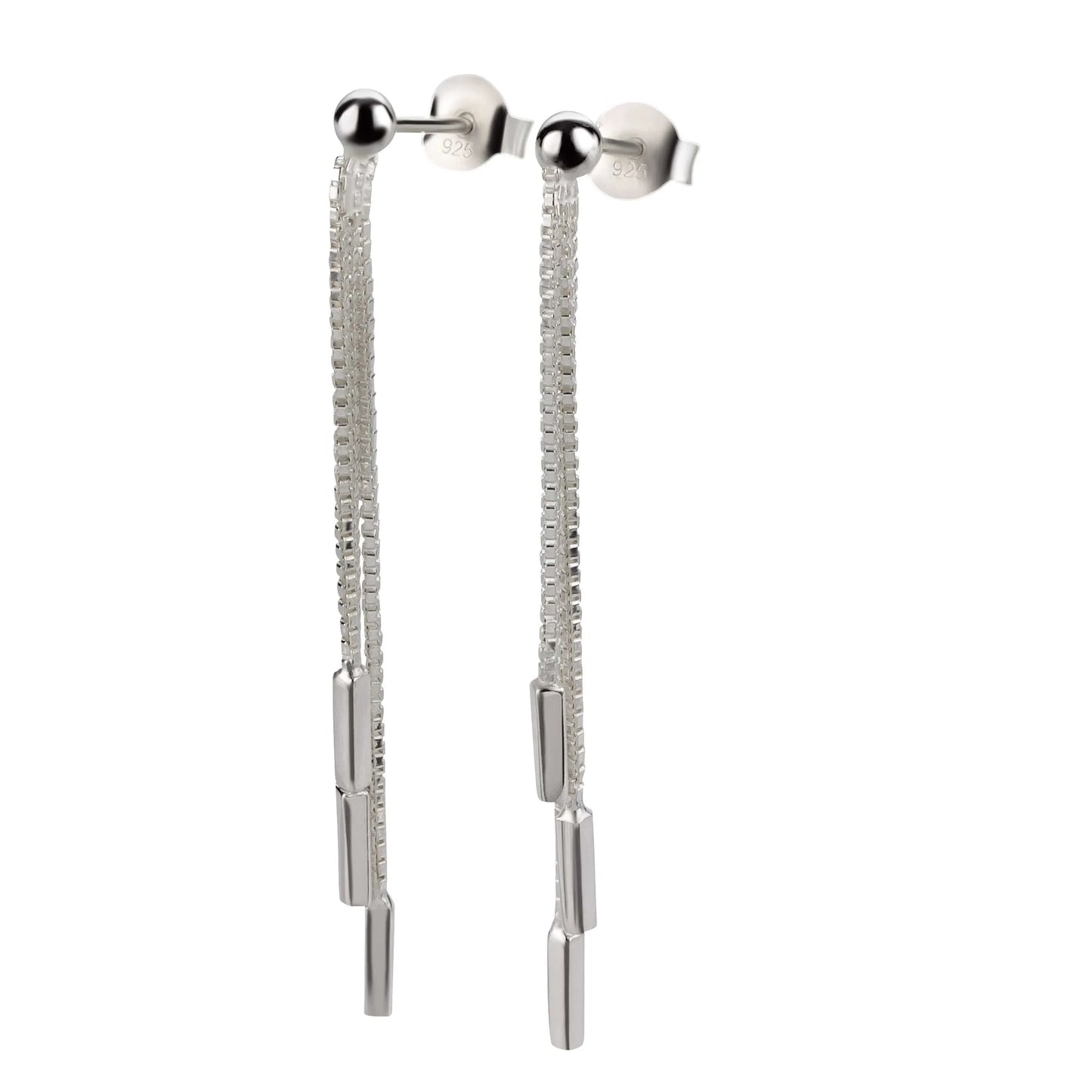 Ohrringe schickes Design 925 Silber