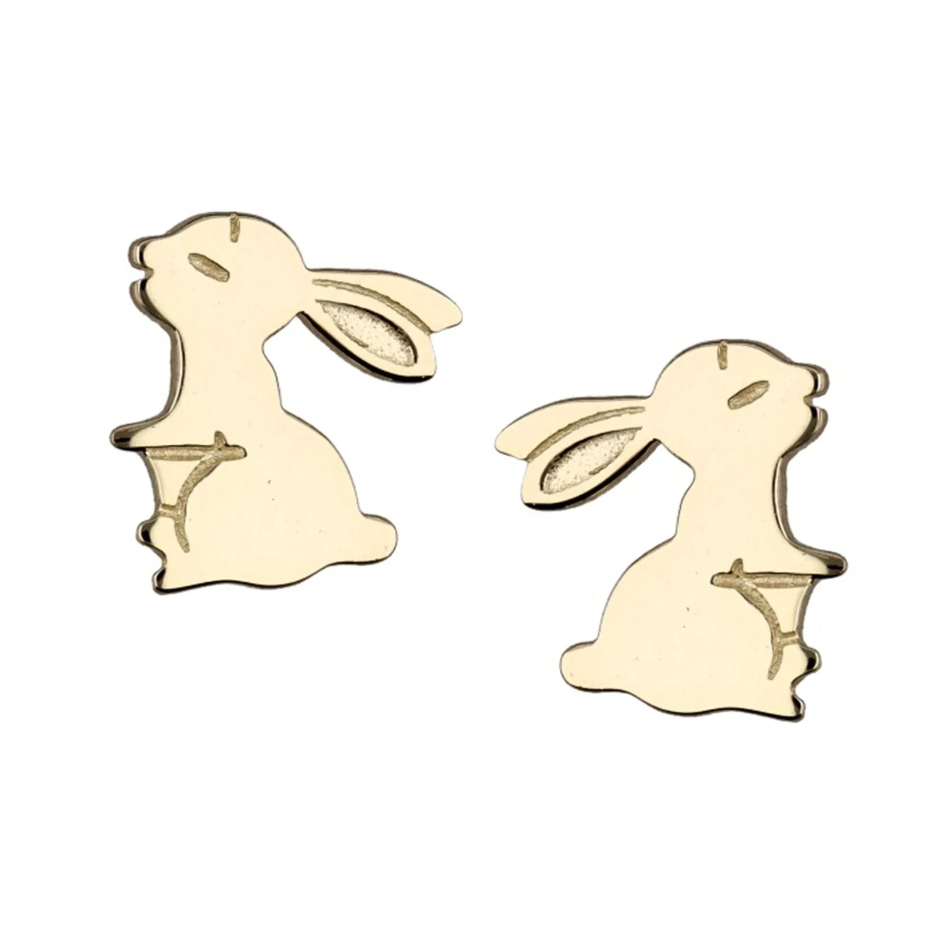 Ohrringe Hase 925 Silber vergoldet