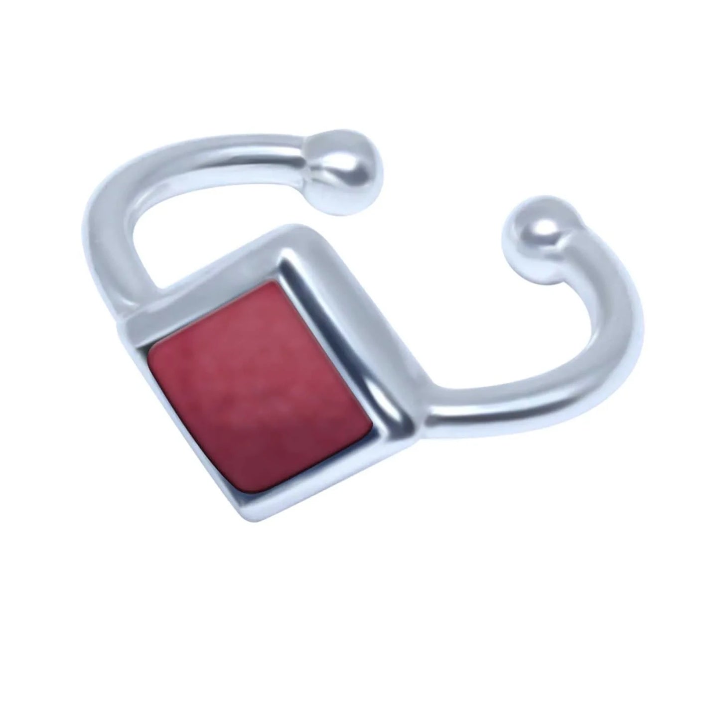 Ohrringe Ohrklemme Koralle 925 Silber