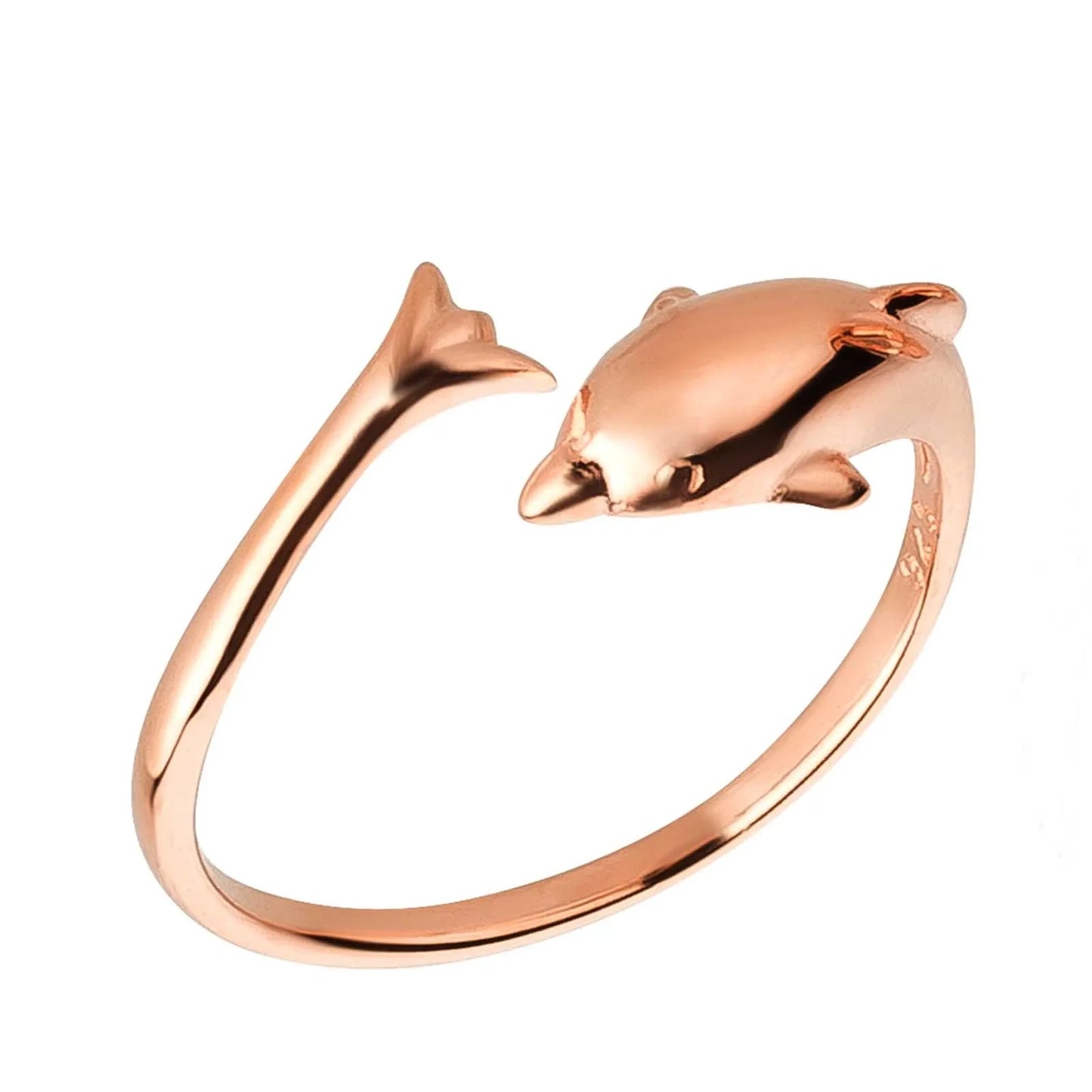 Zehenring Zehring Delfin 925 Silber rosegold