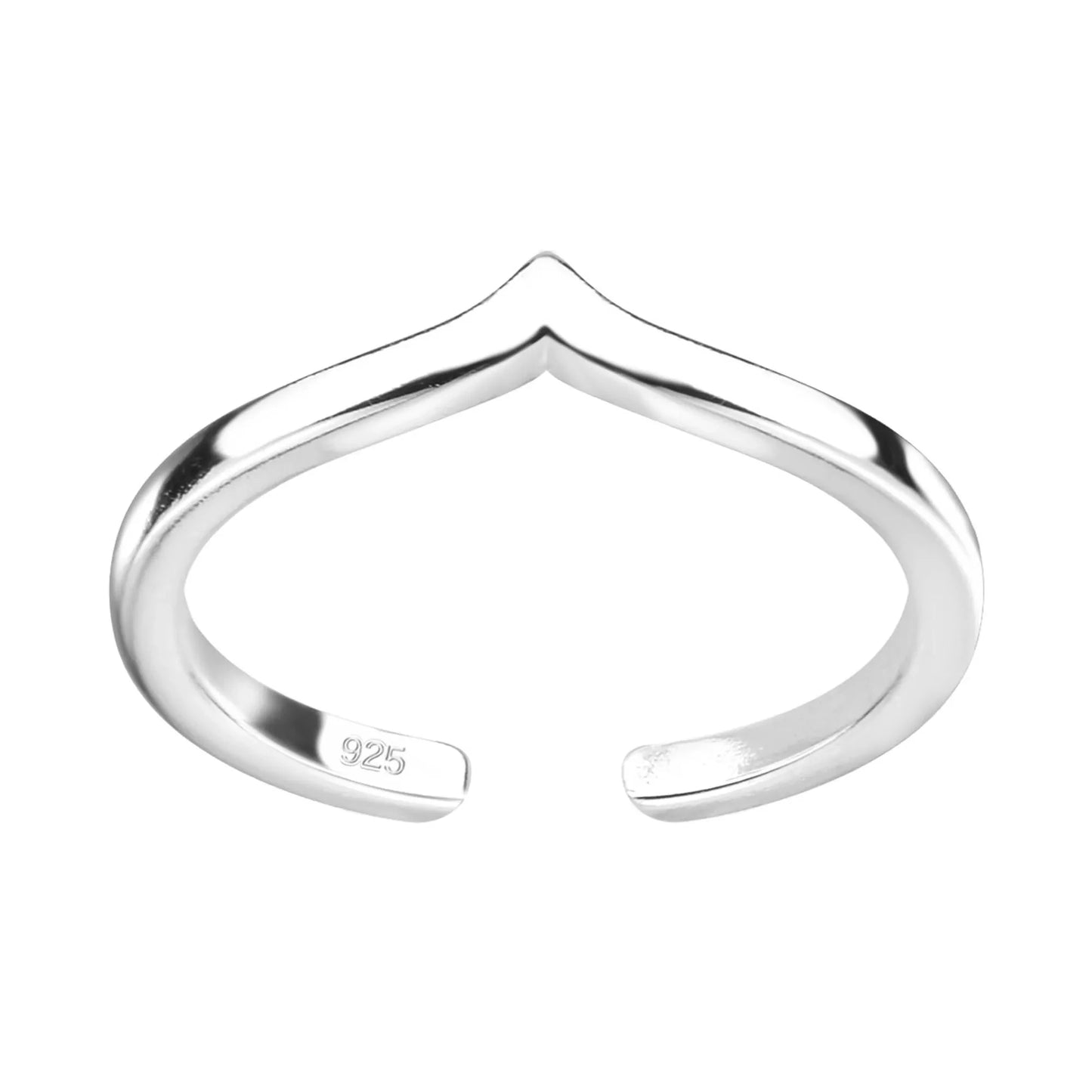 Zehenring Zehring schmales V-Design 925 Silber