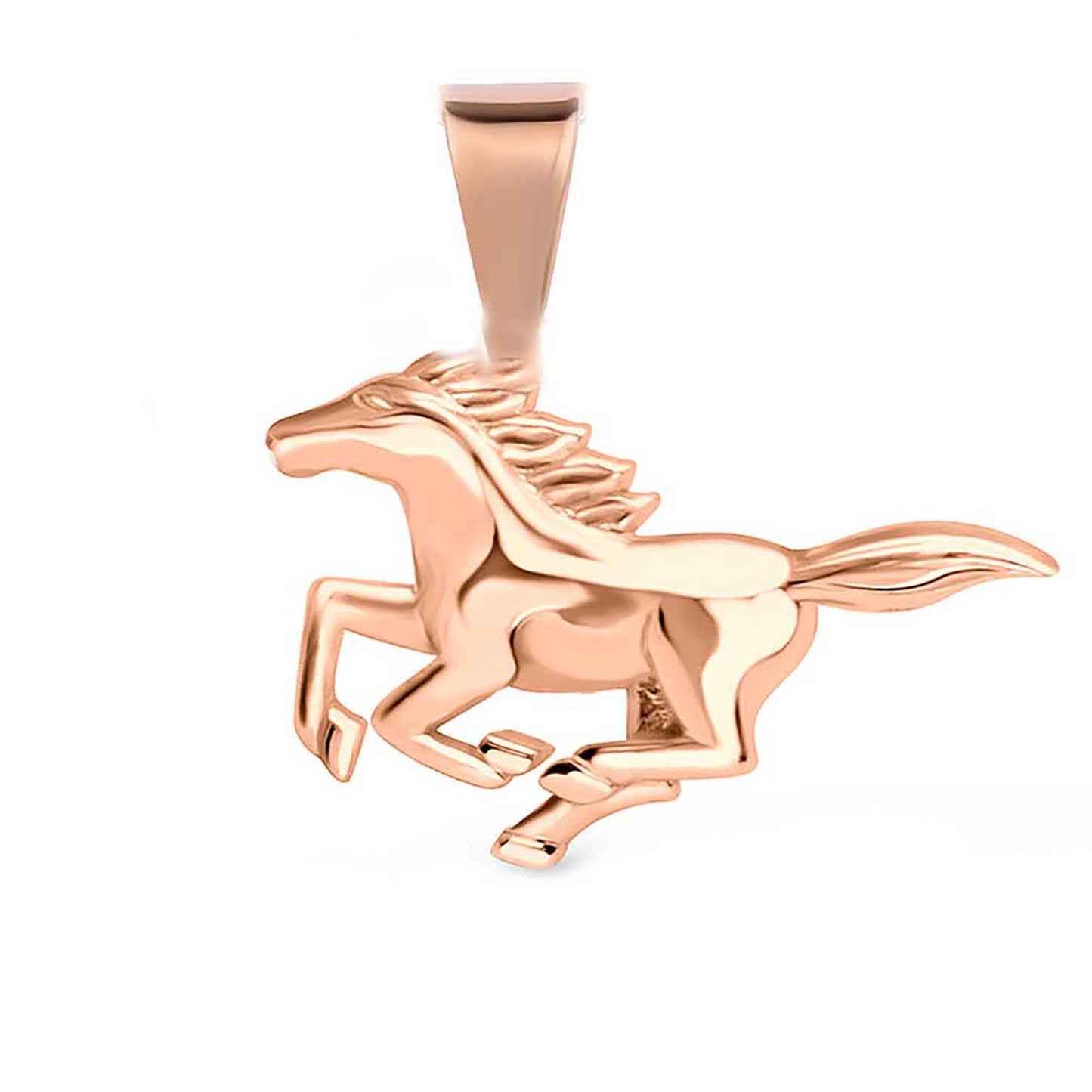 Anhänger Pferd 925 Silber Rosegold