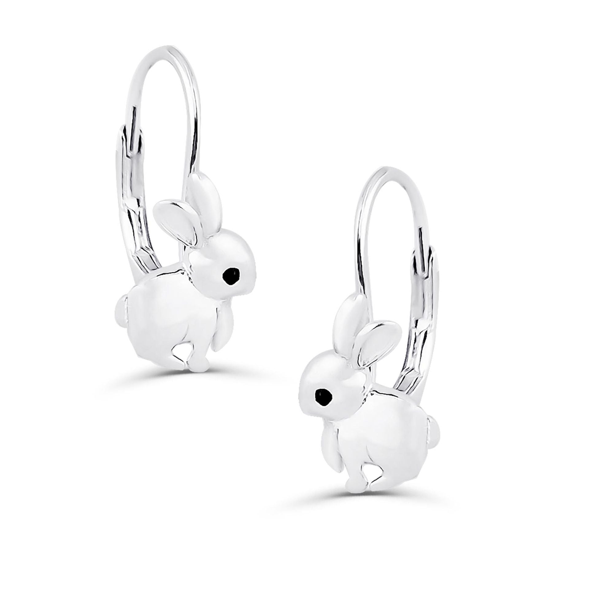 Kinderohrringe kleiner Hase 925 Silber Ostern
