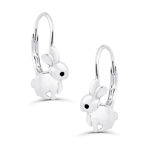 Kinderohrringe kleiner Hase 925 Silber Ostern