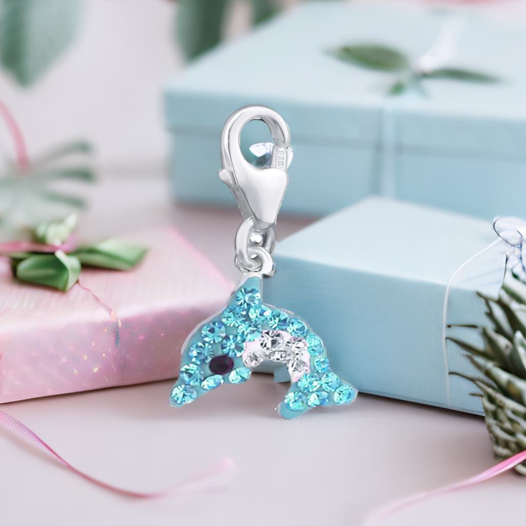 Charms Anhänger Delfin 925 Silber