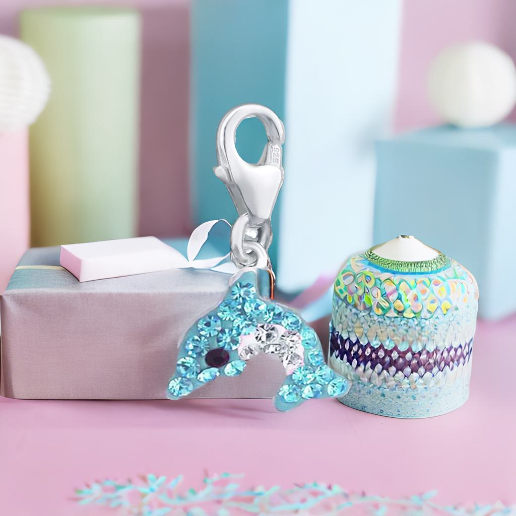 Charms Anhänger Delfin 925 Silber