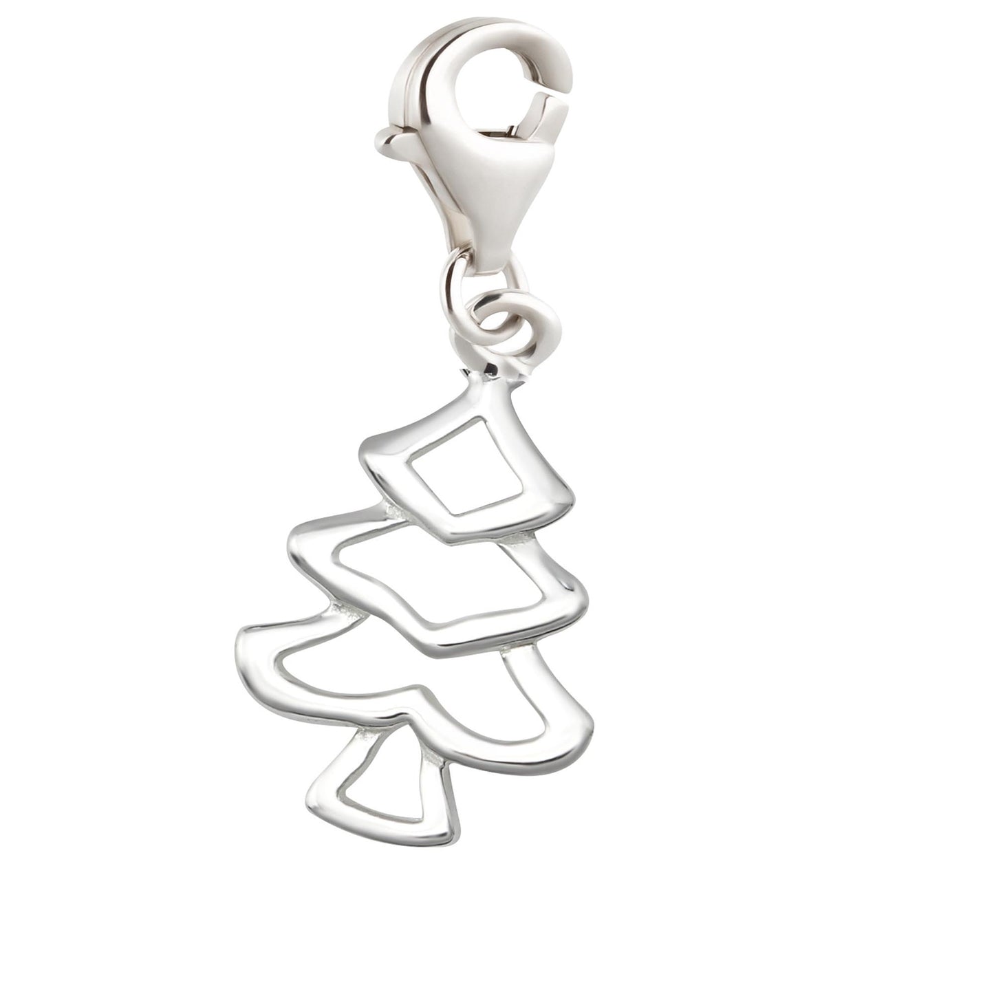 Charms Anhänger Weihnachtsbaum 925 Silber