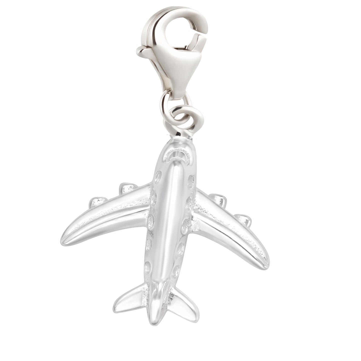 Charms Anhänger Flugzeug 925 Silber