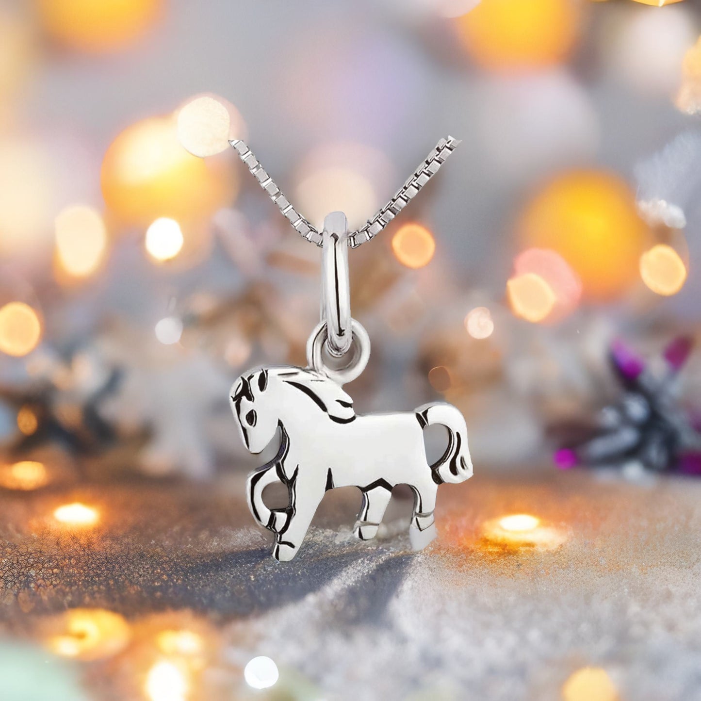 Anhänger kleines Pony Pferd 925 Silber