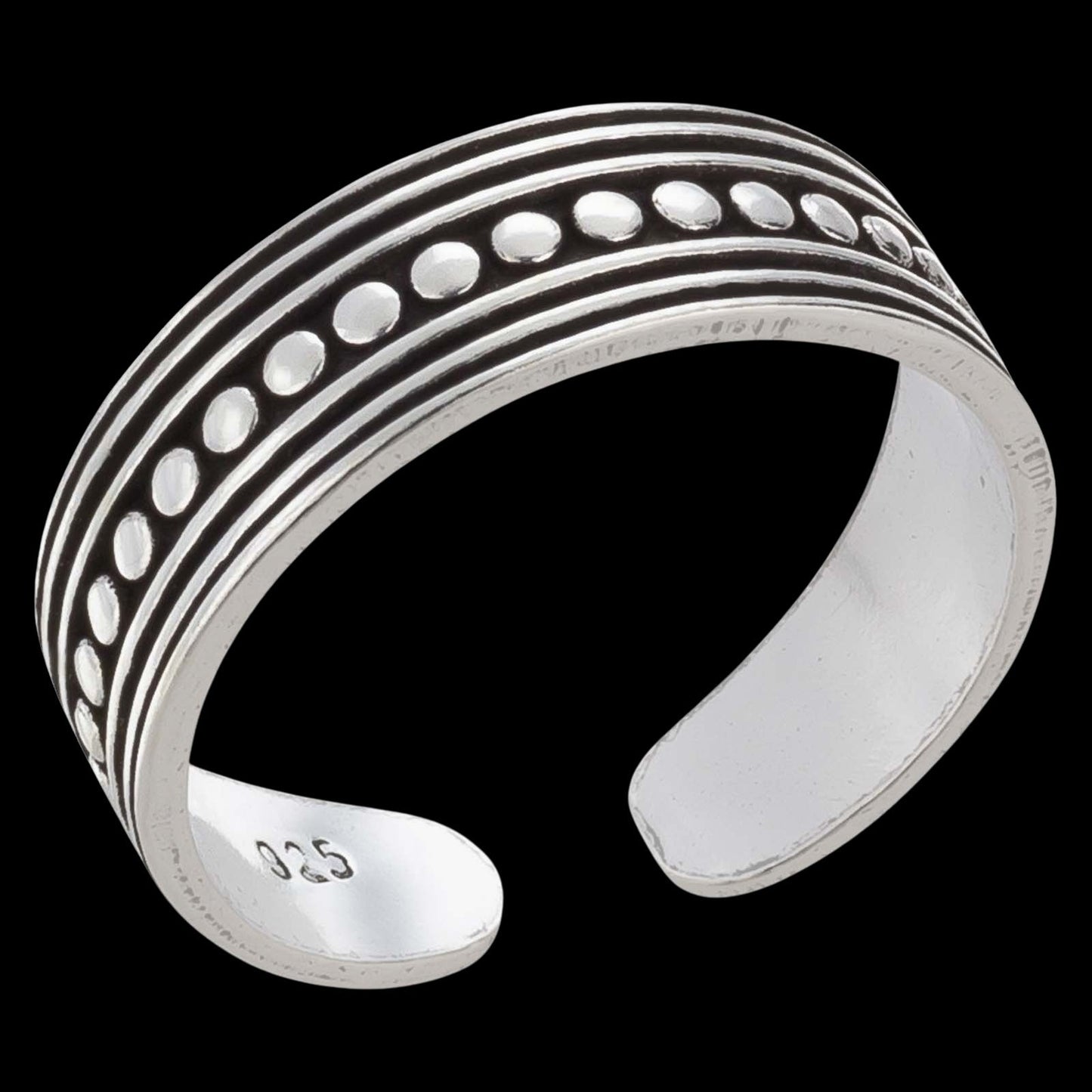 Zehenring Zehring mit Punkten 925 Silber