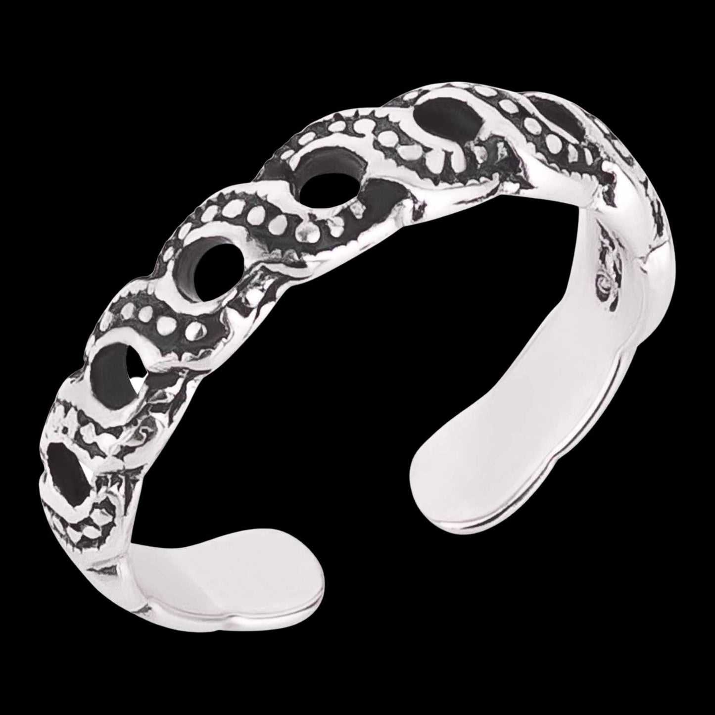 Zehenring Zehring Flecht Antik 925 Silber