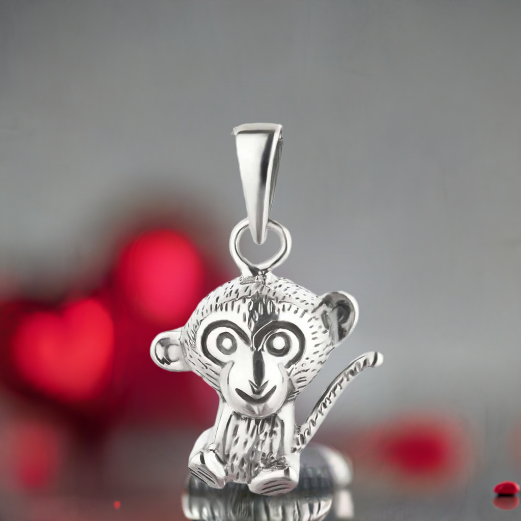 Anhänger Affe 925 Silber