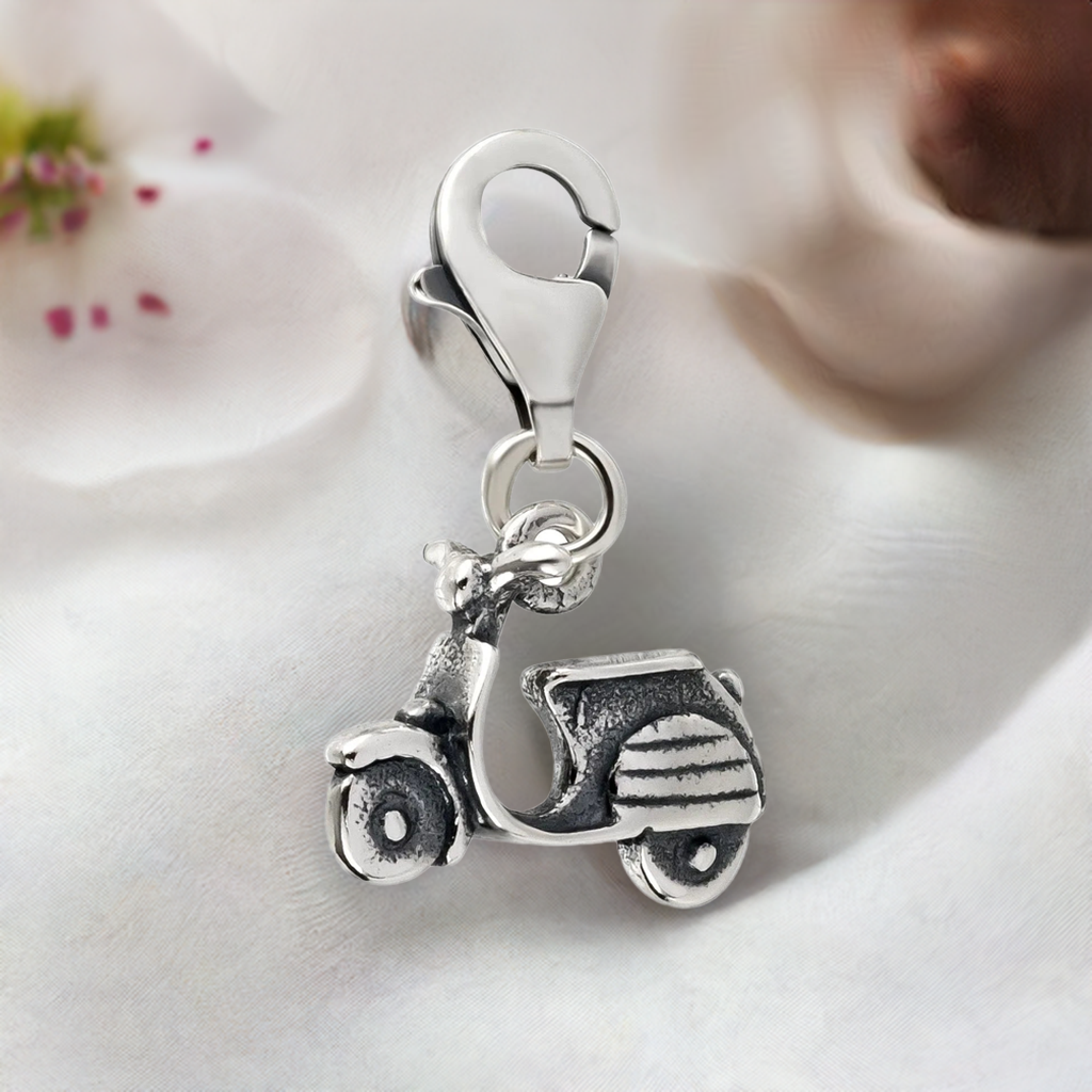 Charms Anhänger Mofa Roller 925 Silber