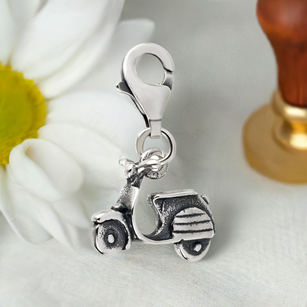 Charms Anhänger Mofa Roller 925 Silber