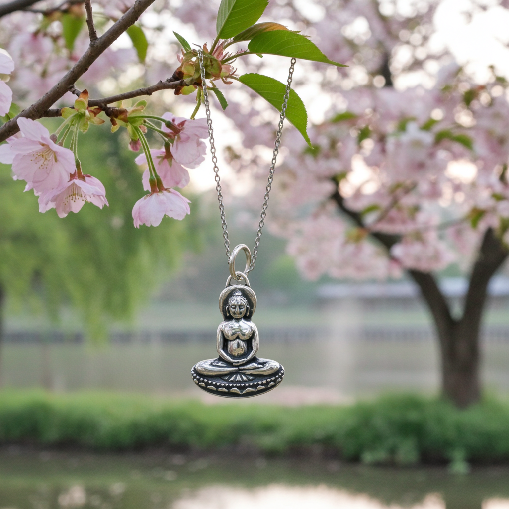 Anhänger Budda 925 Silber