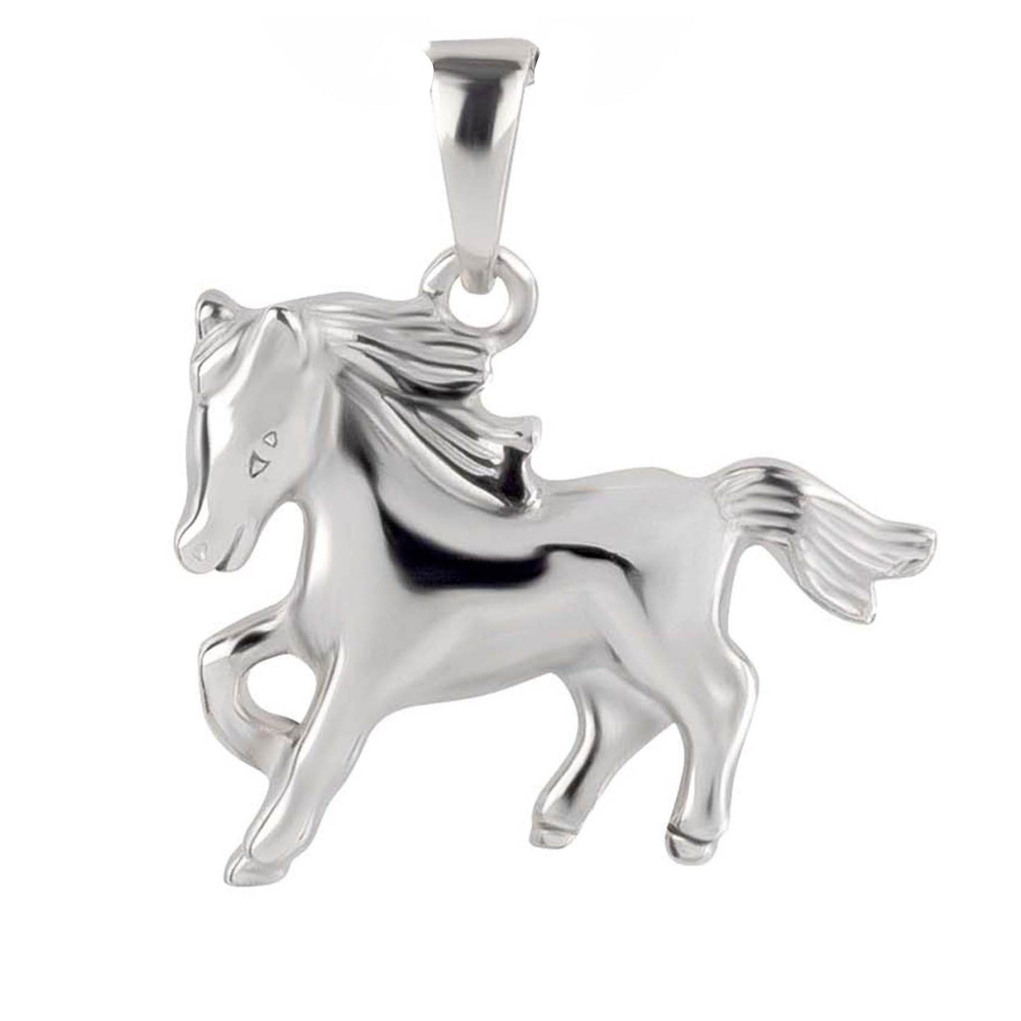 Anhänger freches Pferd Pony 925 Silber