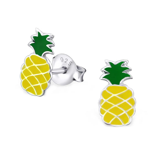 Kinderohrringe Ananas 925 Silber