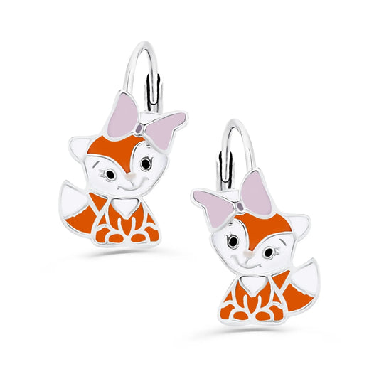 Kinderohrringe Fuchs 925 Silber Premium