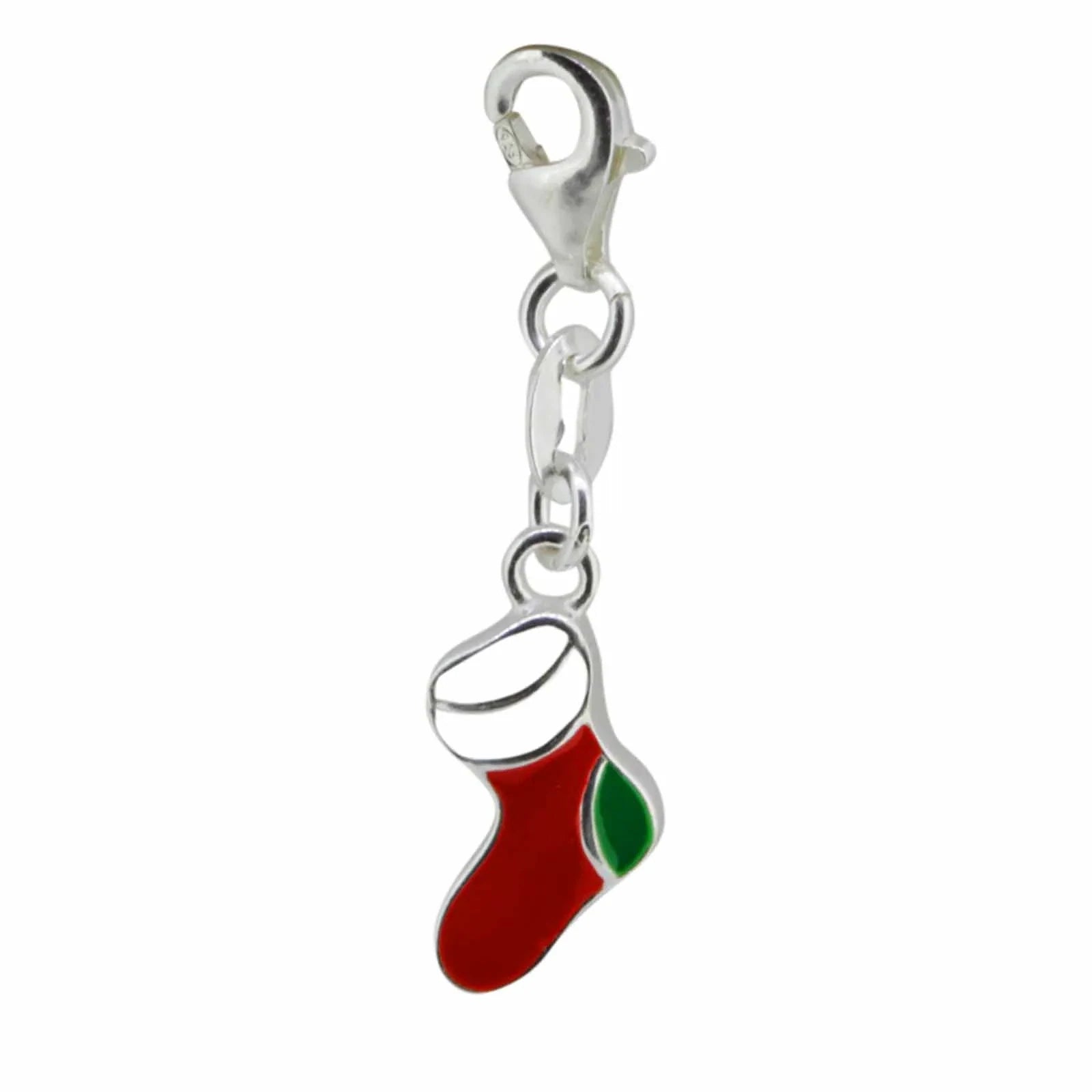 Charms Anhänger Nikolaus Stiefel Weihnachten 925 Silber