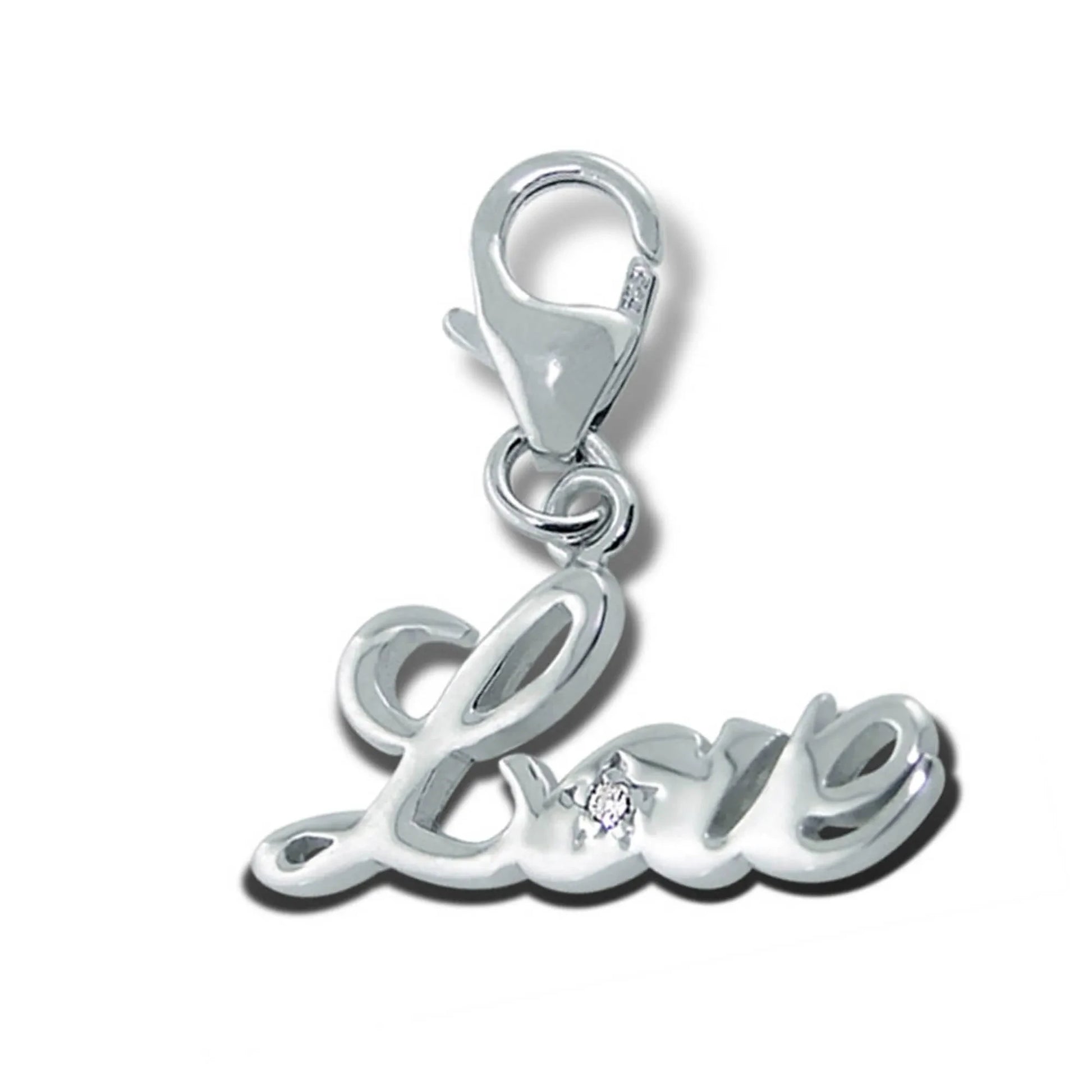 Charms Anhänger Liebe Herz Love 925 Silber