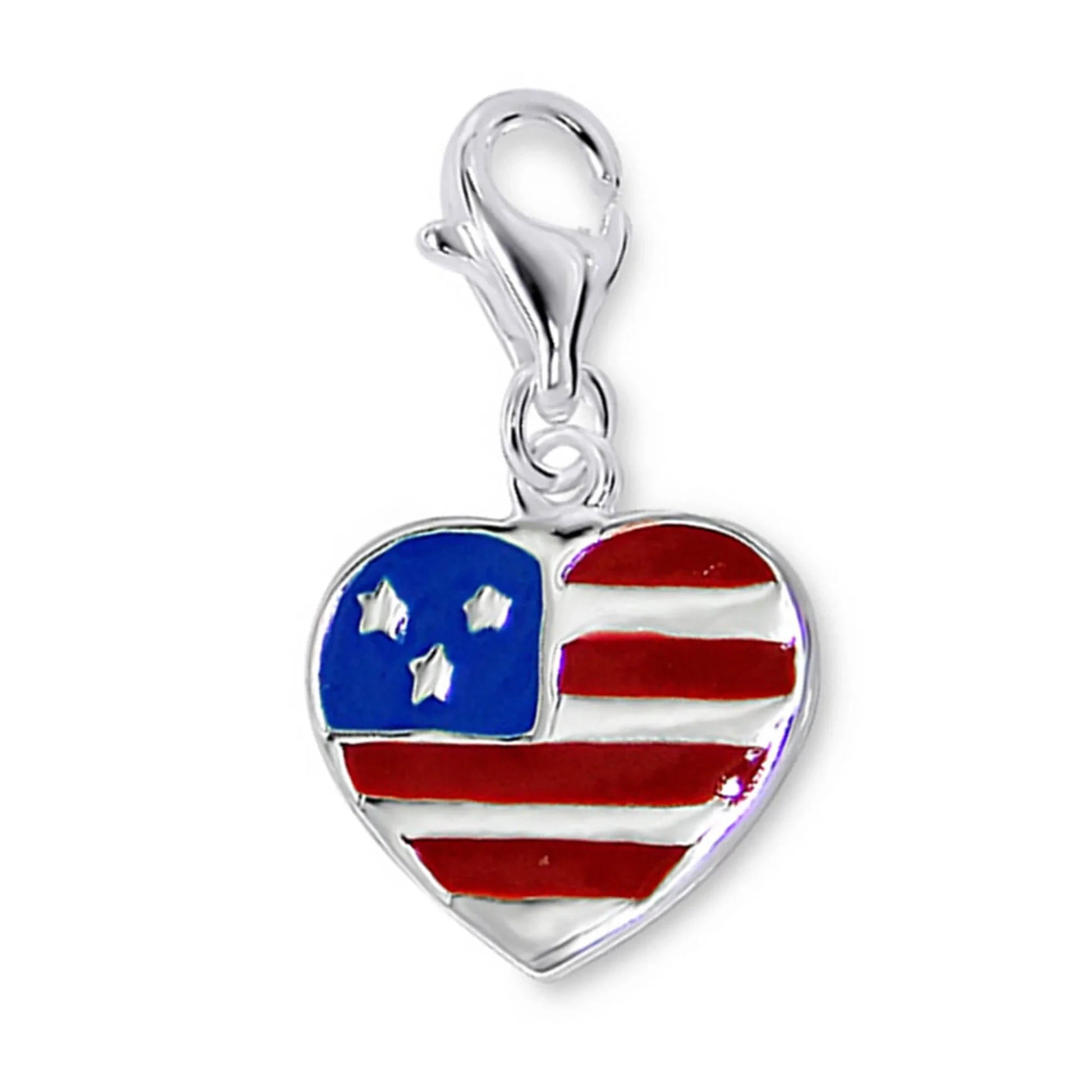Charms Anhänger Flagge USA 925 Silber