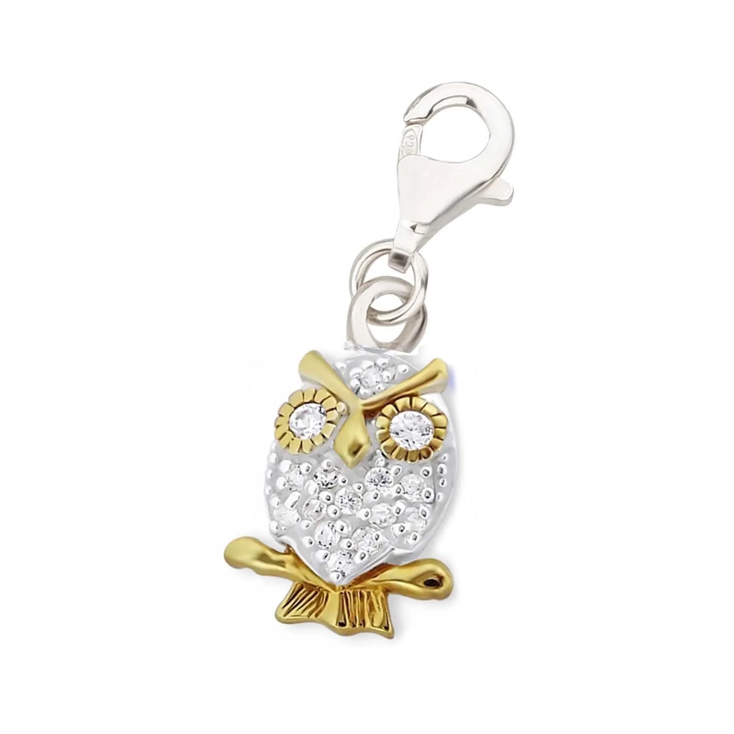 Charms Anhänger Eule 925 Silber