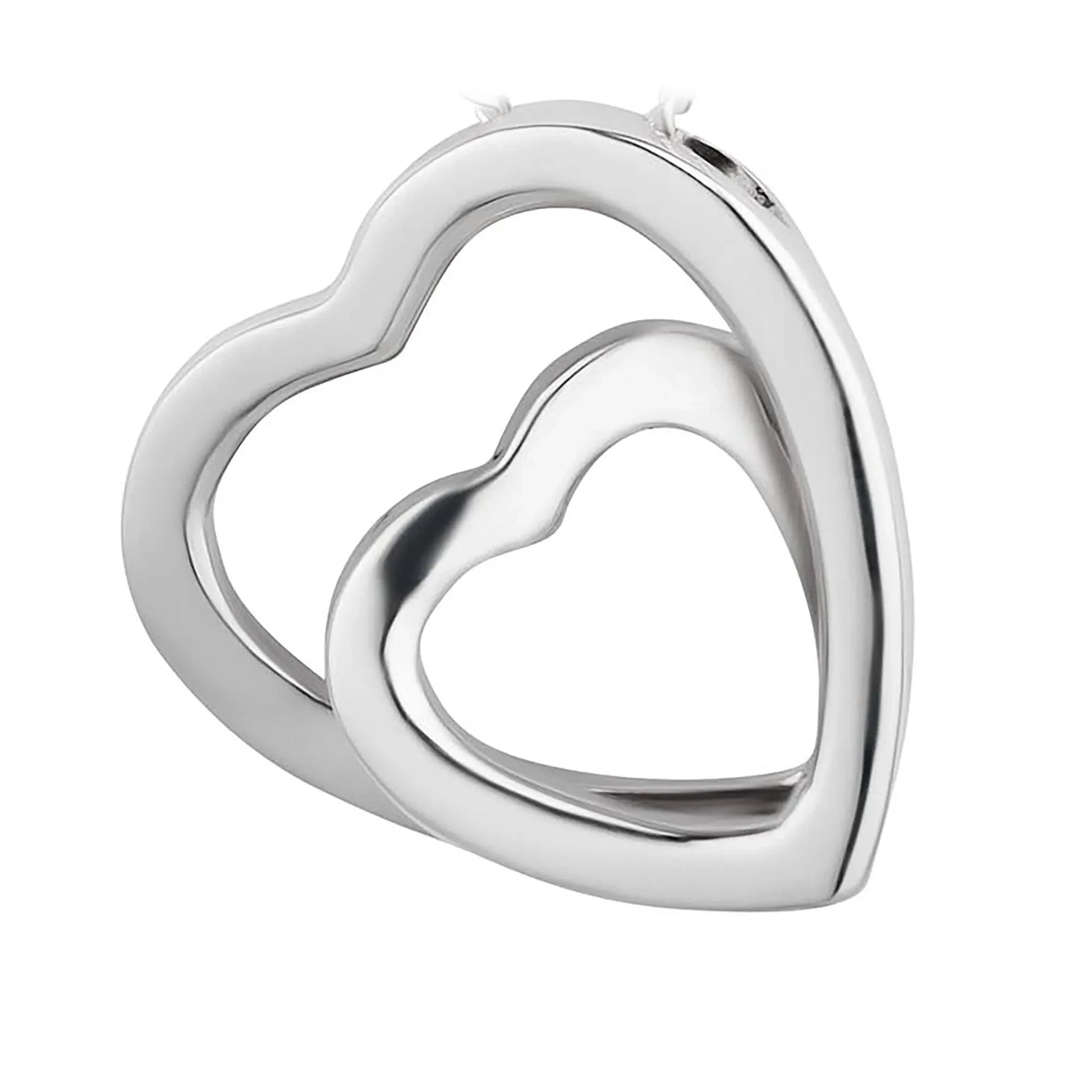 Anhänger zwei Herzen 925 Silber