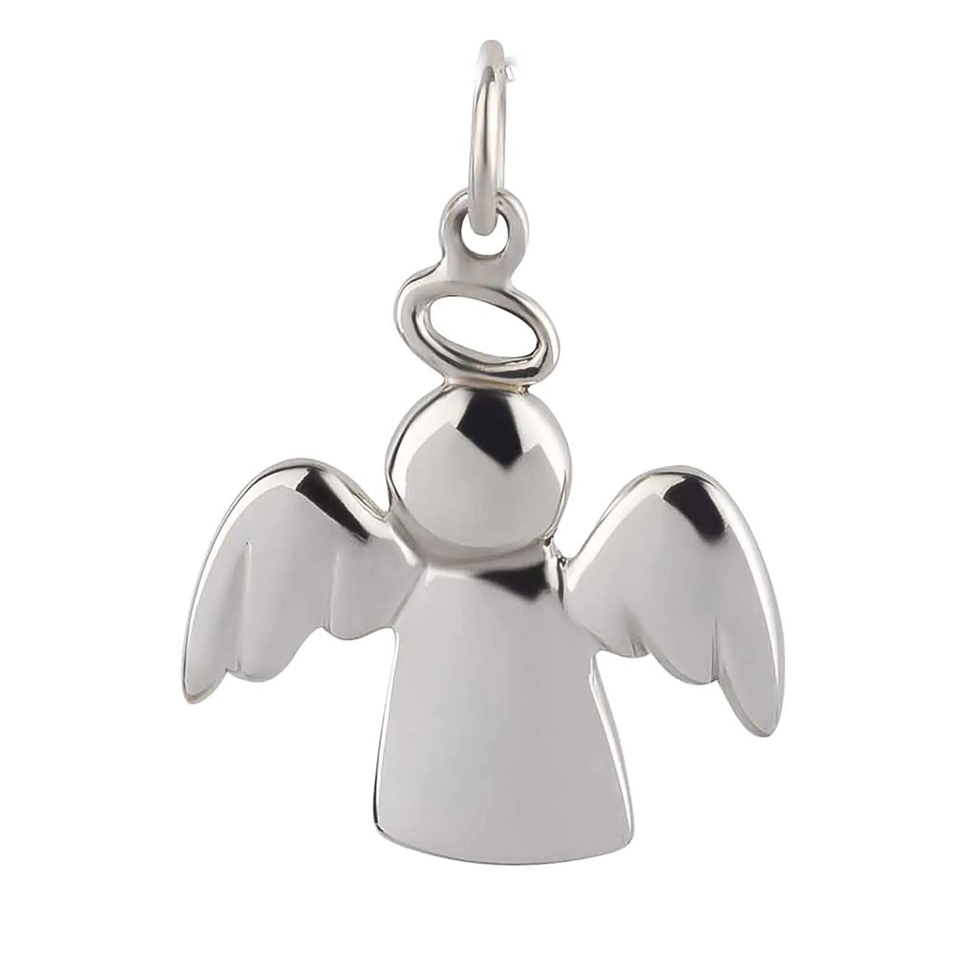 Anhänger Engel Schutzengel 925 Silber Flugelzacken