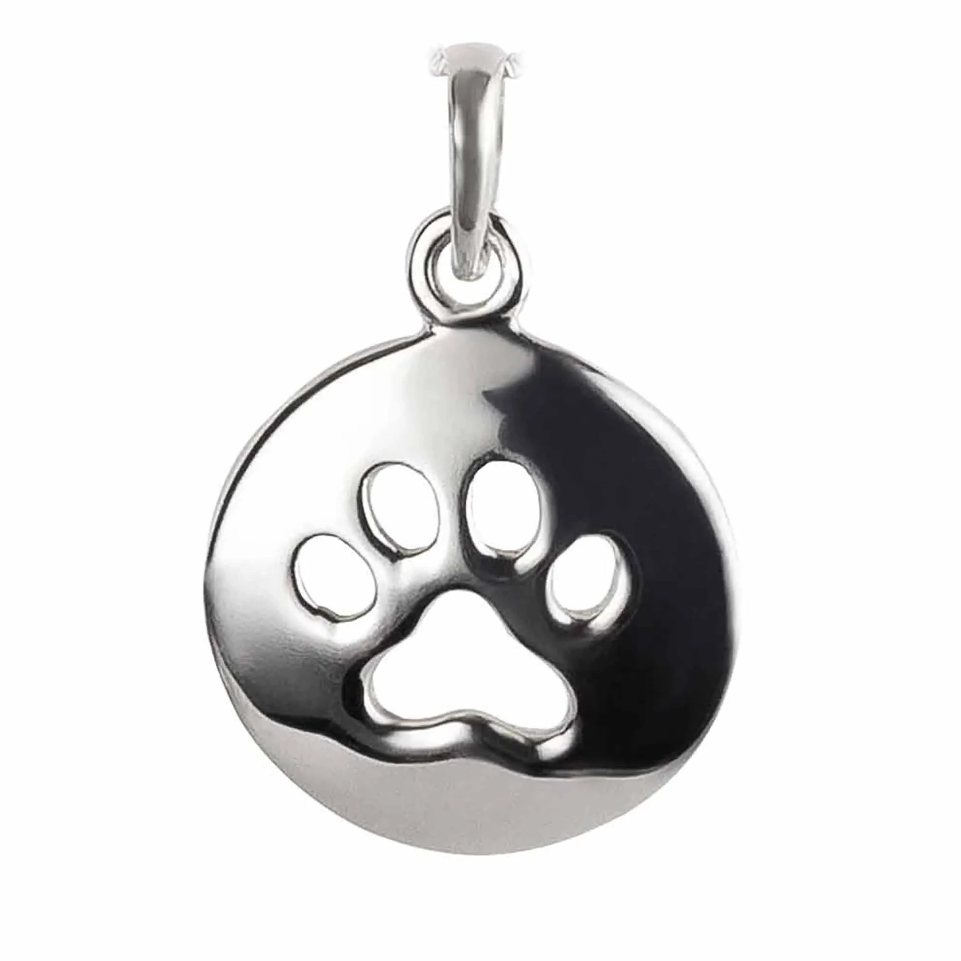 Anhänger Abdruck Pfote Hund 925 Silber