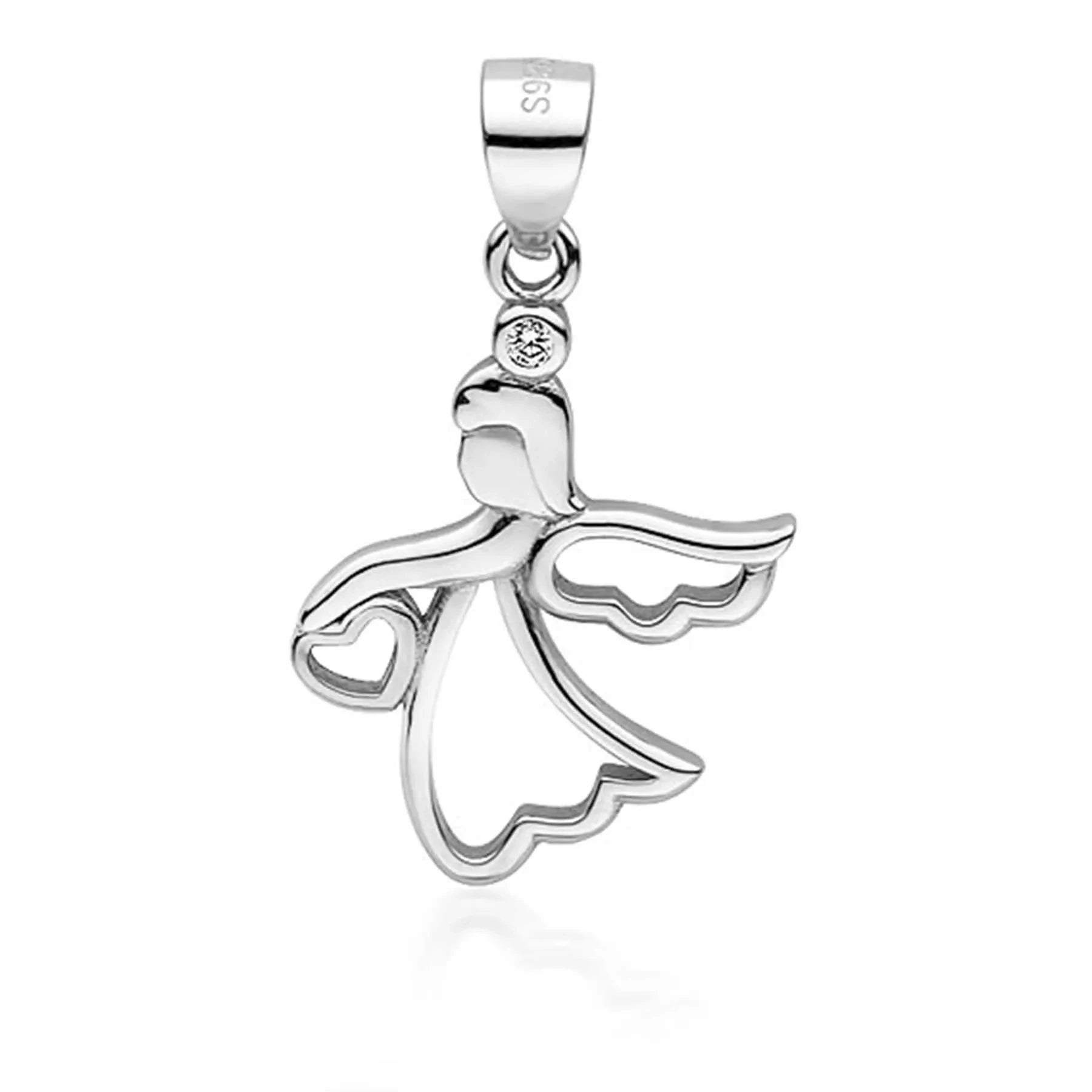 Anhänger Engel Lady Schutzengel  925 Silber