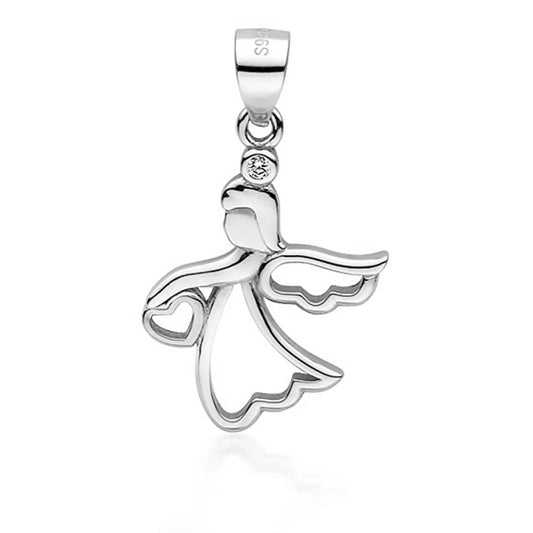 Anhänger Engel Lady Schutzengel  925 Silber