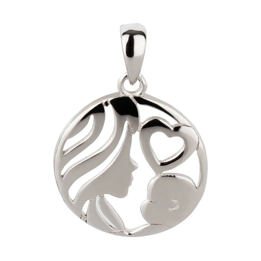 Anhänger Mutter Kind Liebe 925 Silber