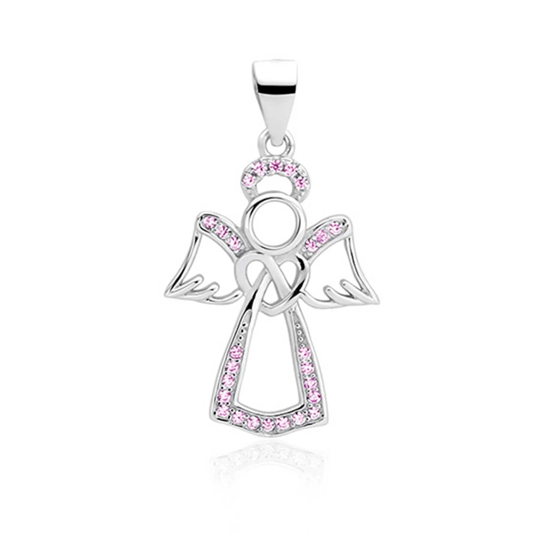 Anhänger Engel Schutzengel 925 Edo Silber Lila