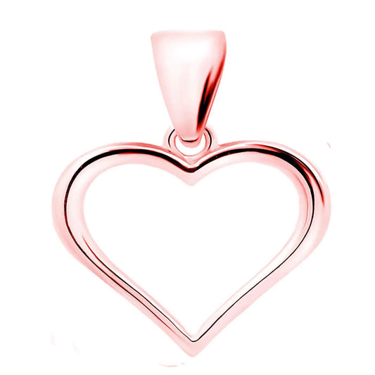 Anhänger Herz Liebe Freunde 925 Silber Rosegold