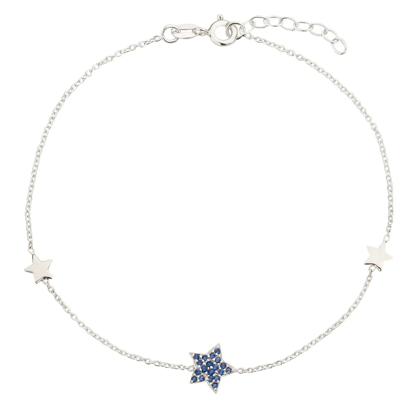 Fußkette Fußkettchen Sternchen 925 Silber