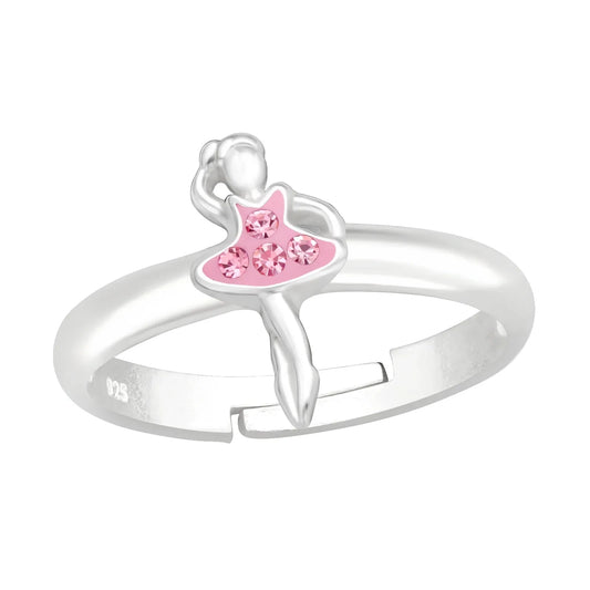 Kinderring Ballerina 925 Silber